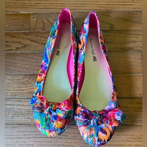 Floral American Eagle Ballet Flats